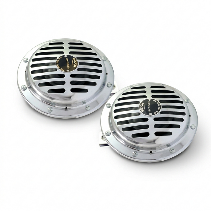 Bosch Megatone Horn - Chrome/Silver, 12V