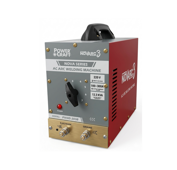 Powercraft AC Compact Transformer Arc Welding Machine - PWM5 200B, PWM5 300B, PWM6 200В, PWM6 300B