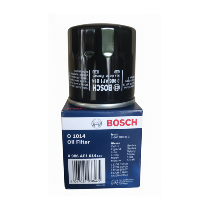 Bosch Oil Filter, Spin-On – O 1001, O 1006, O 1014, O 1015, O 1019, O 1023