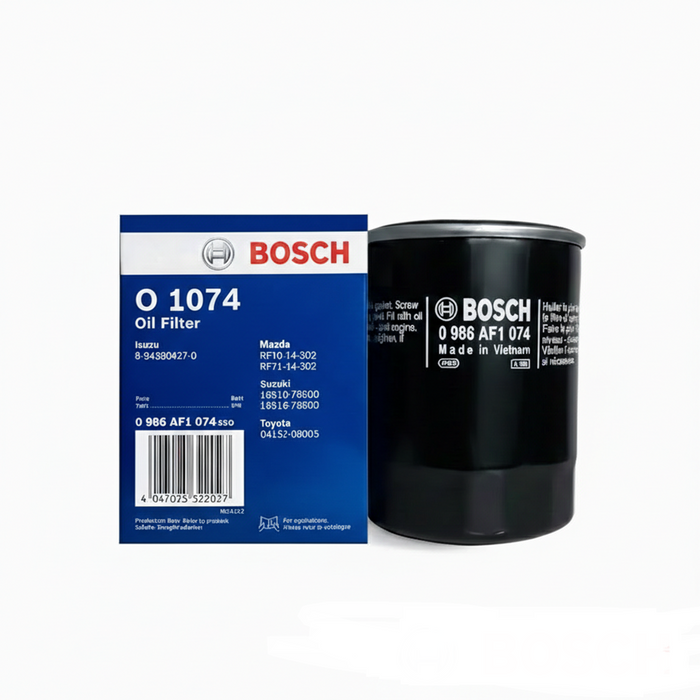 Bosch Oil Filter, Spin-On - O 1067, O 1071, O 1074, O 1075, O 1076, O 1080