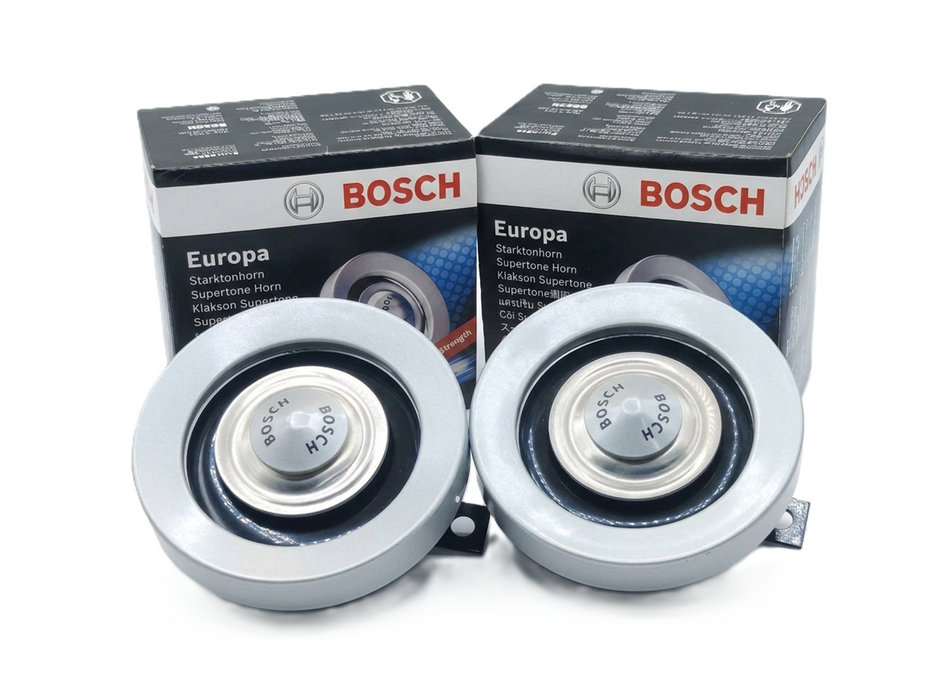 Bosch Europa/Supertone Horn with Decorative Ring (Silver), 12V