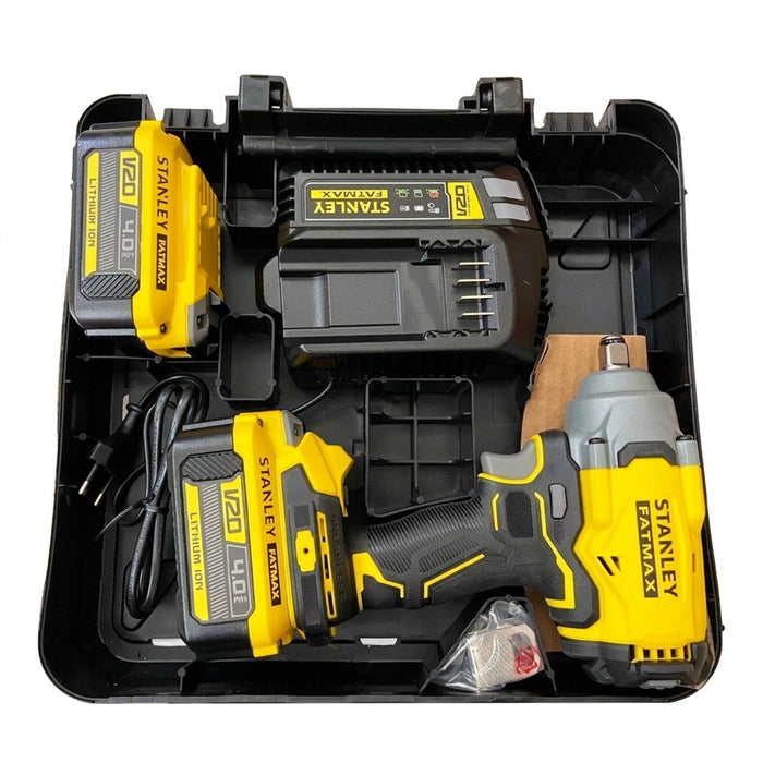 STANLEY FATMAX 20V Cordless Brushless Impact Wrench - SBW920M2K