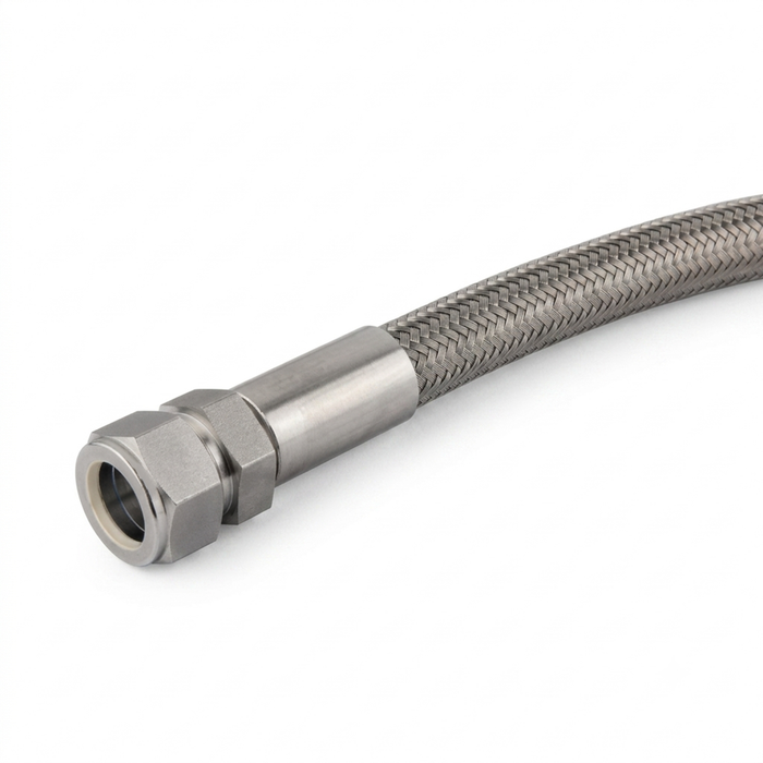 Everflex STW Series Smooth Bore PTFE Hose with SS304 Wire Braid Hose