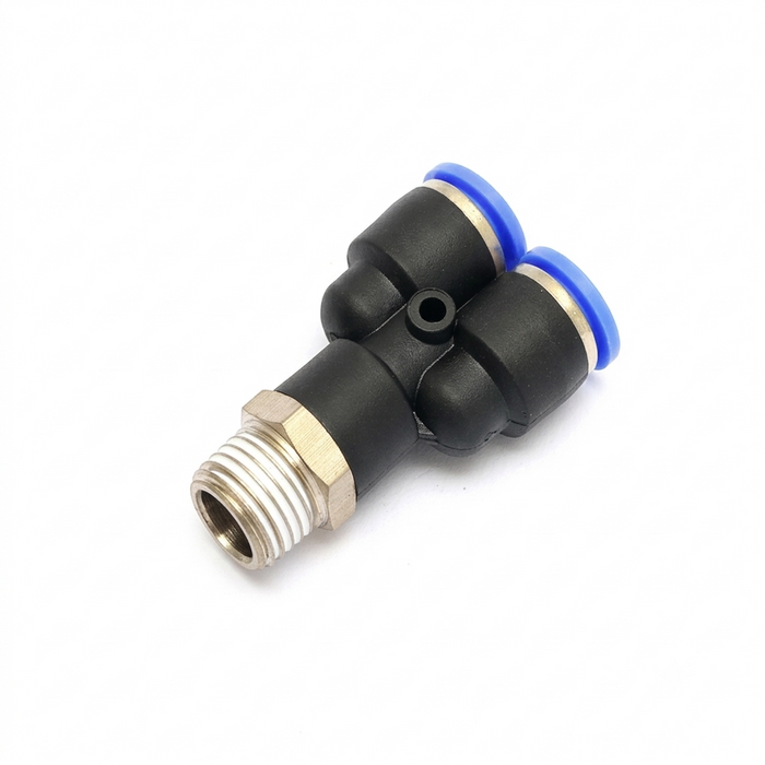 PWT (PX) Male Y Branch Push-to-Connect Pneumatic Fitting