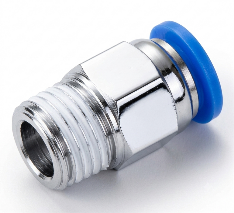 JPC Male Straight Push-to-Connect Pneumatic Fitting
