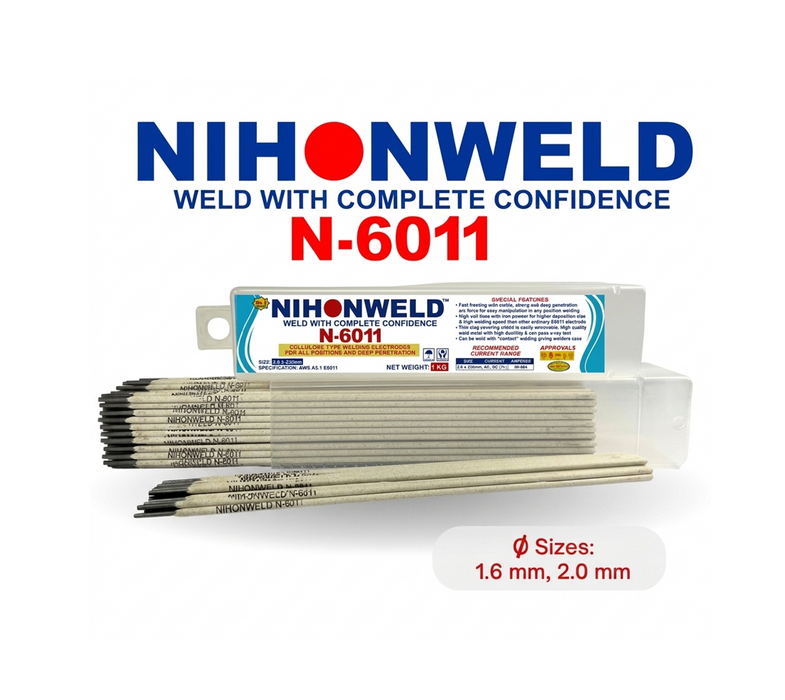 N-6011 NIHONWELD Cellulosic Welding Electrodes