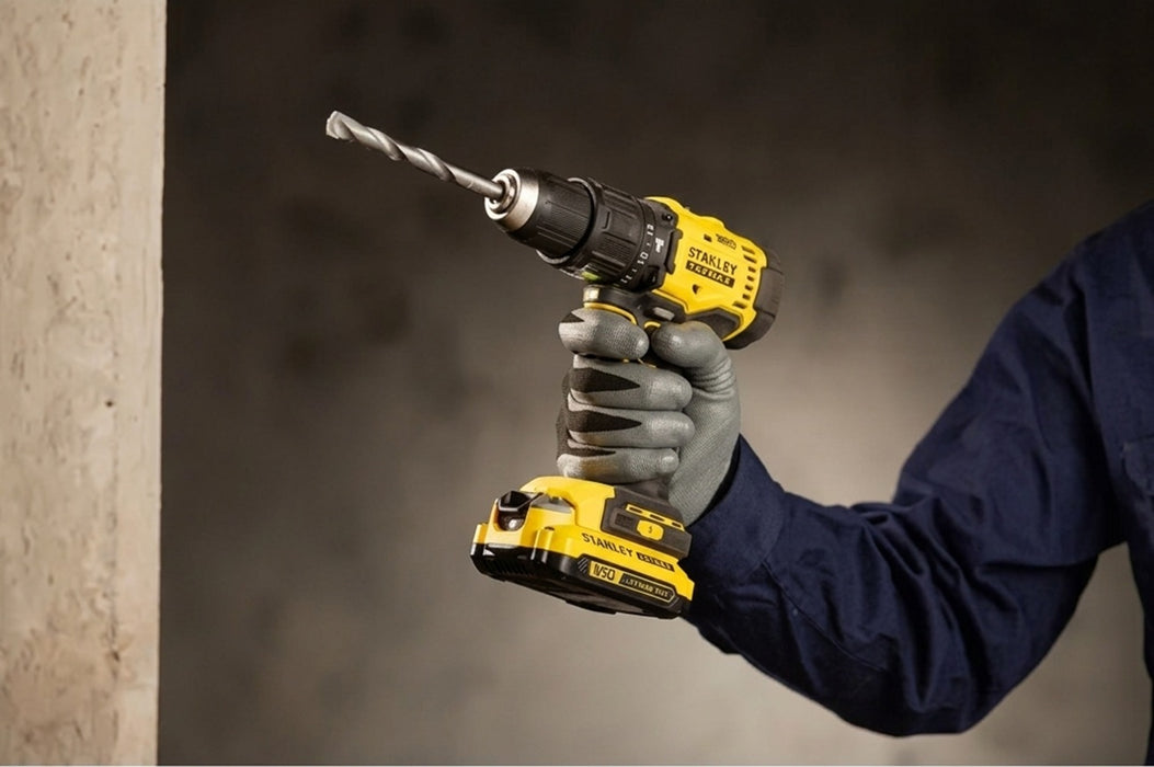 STANLEY 20V Cordless Hammer Drill, 13 mm - SCD712D2K