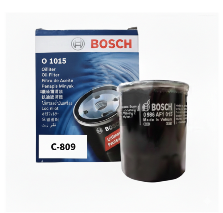 Bosch Oil Filter, Spin-On – O 1001, O 1006, O 1014, O 1015, O 1019, O 1023