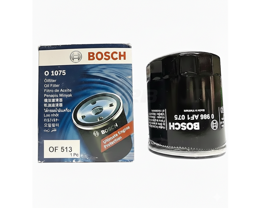 Bosch Oil Filter, Spin-On - O 1067, O 1071, O 1074, O 1075, O 1076, O 1080