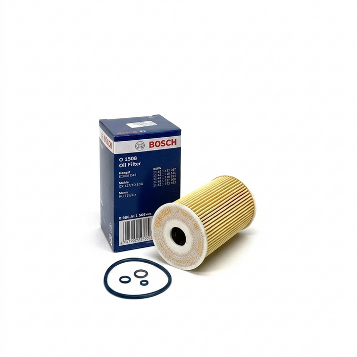 Bosch Oil Filter, Element - O 1502, O 1506, O 1507, O 1508, P 9185, P 9192
