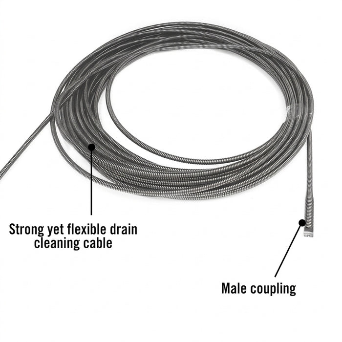 RIDGID C-6 Drain Cable with Male Coupling