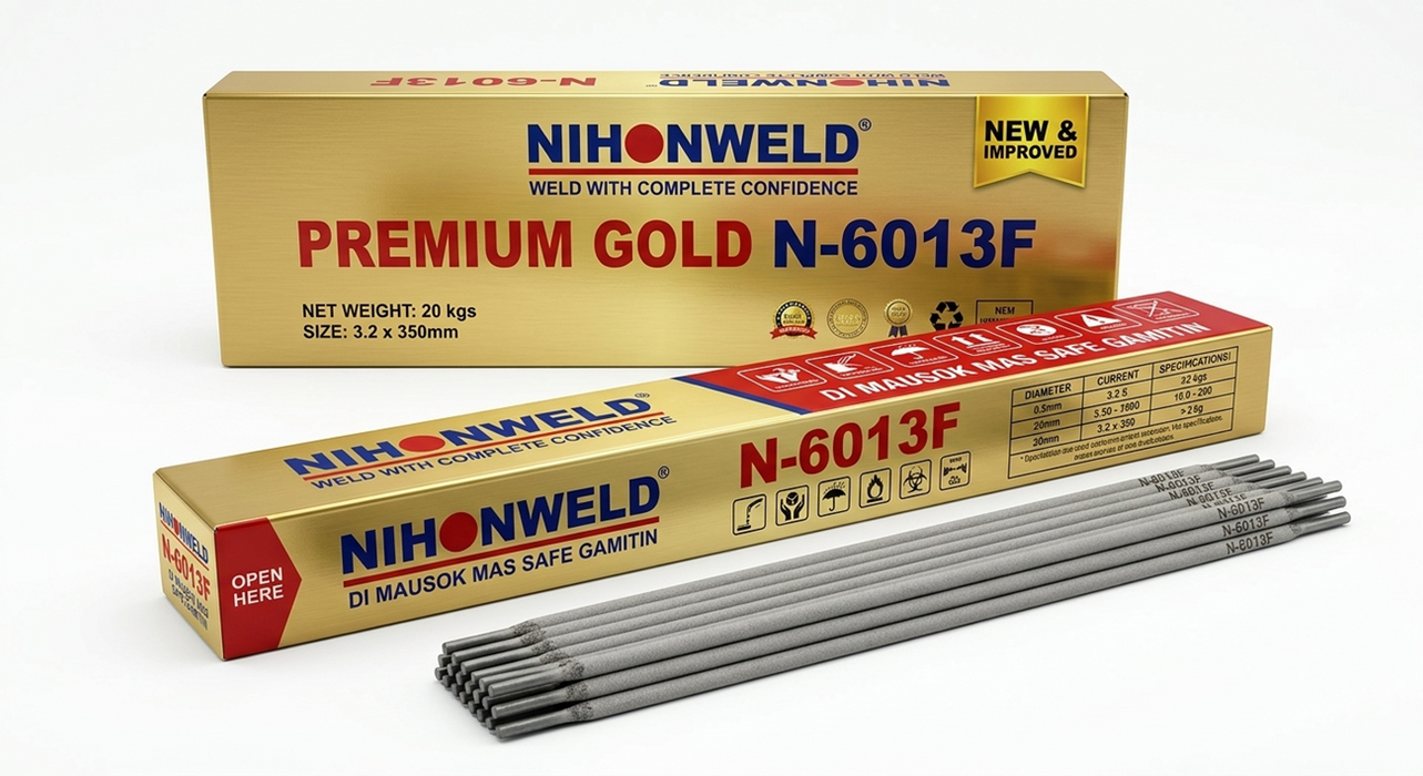 N-6013 NIHONWELD Mild Steel Welding Electrodes – Special & Premium Gold