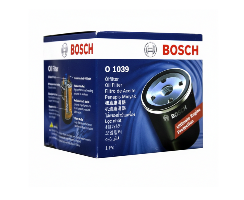 Bosch Oil Filter, Spin-On - O 1034, O 1036, O 1037, O 1038, O 1039, O 1040