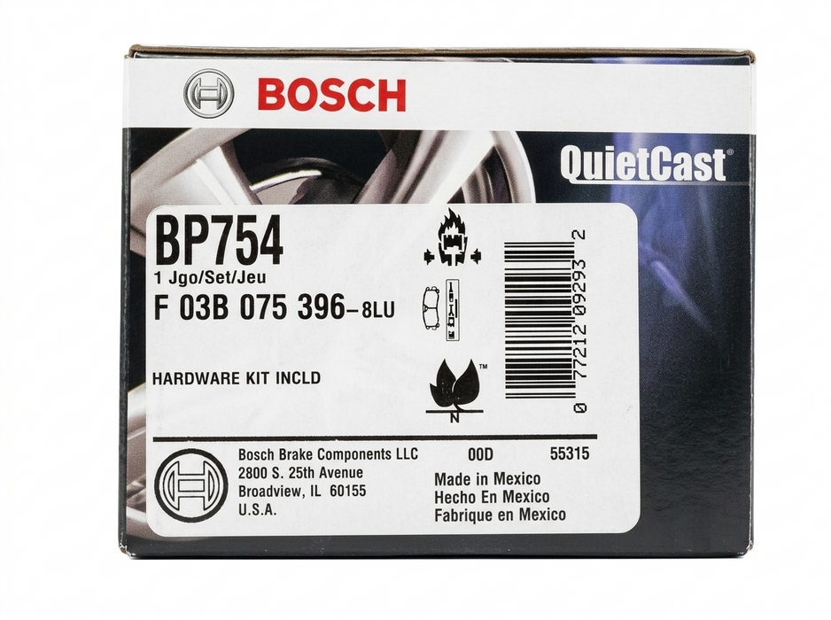Bosch Premium Brake Pads - BP194, BP410, BP2420, BP 2440, BP2754, BP2787