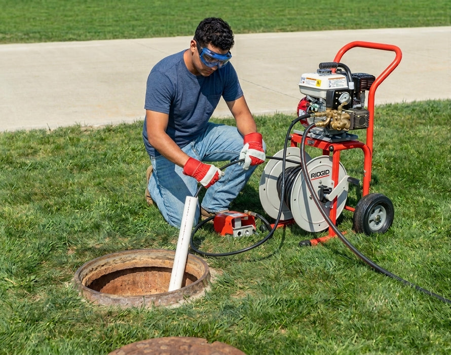 RIDGID KJ-2200-C Water Jetting Machine