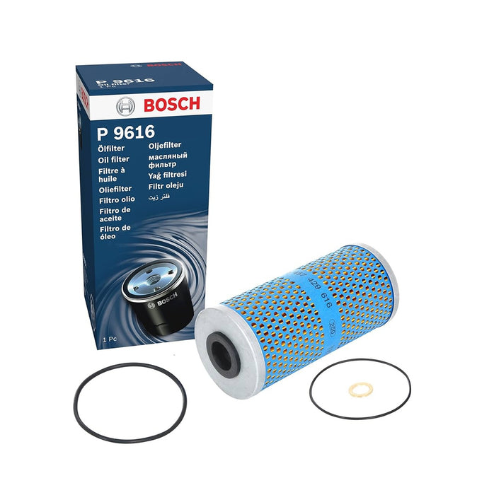 Bosch Oil Filter, Element - P 9193, P 9244, P 9249, P 9257, P 9306, P 9616