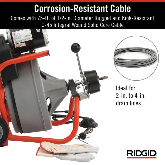 RIDGID IW (Integral Wound) Solid Core Cables