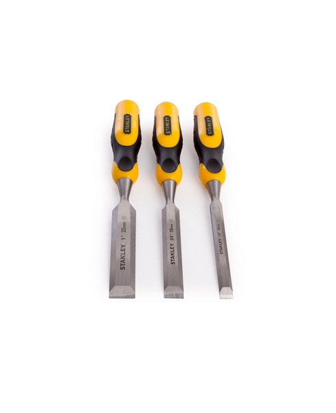 STANLEY Wood Chisel Set with Dyna-Grip