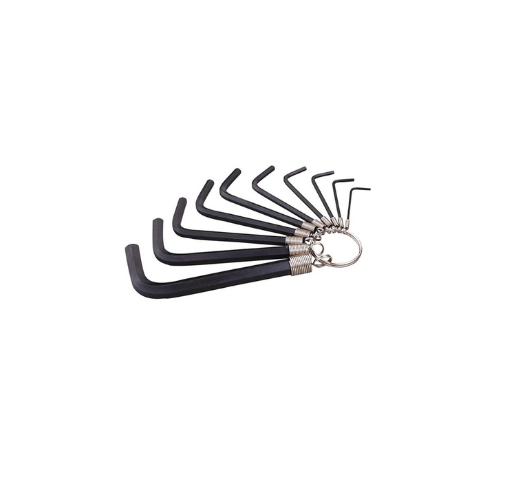 STANLEY 10PC Hex Key Set-Ring, 1/16"-3/8"