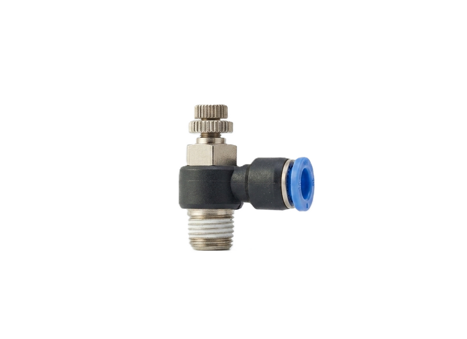 SC (SL) Speed Controller Pneumatic Fitting - Male Elbow Flow Control Valve