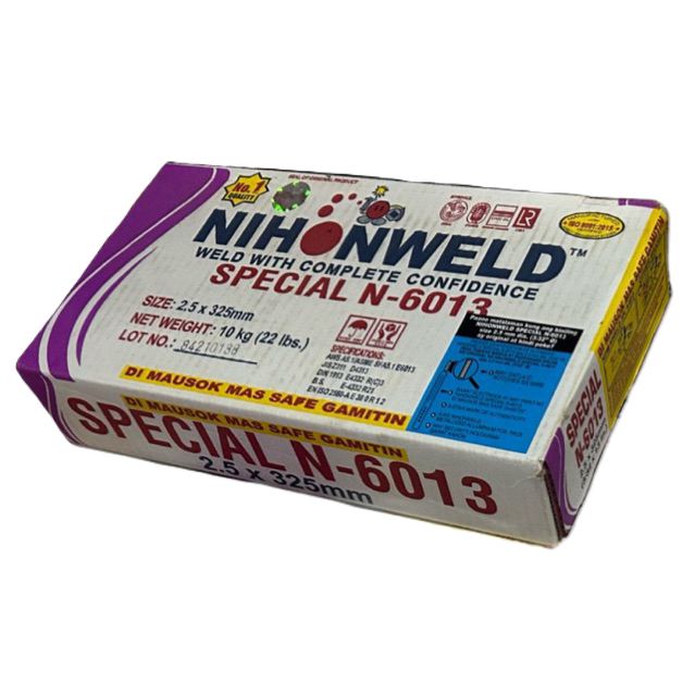 N-6013 NIHONWELD Mild Steel Welding Electrodes – Special 2.5 x 325