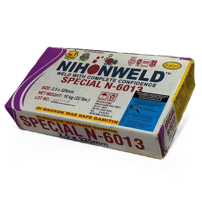 N-6013 NIHONWELD Mild Steel Welding Electrodes – Special & Premium Gold