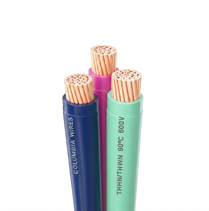 THHN/THWN, Wire 600V 90°C Dry / 70°C Wet (38mm² to 100mm²) AWG Stranded Wire