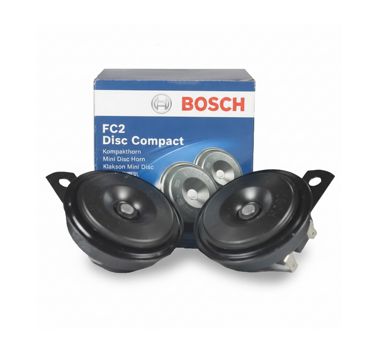 Bosch Compact Disc Horn Set (Black), 12V